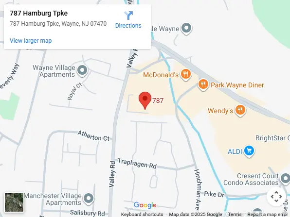 Location, 787 Hamburg Tpke，Wayne, NJ 07470